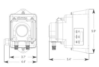 Econ T Series Pump Dimensions