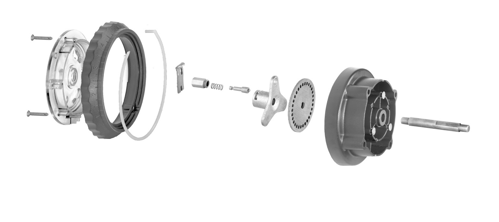 Classic Feed Rate Control Exploded View