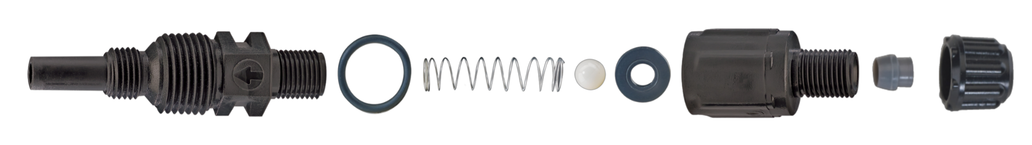 1/4″ Ball Check Valve – Tantalum, Ceramic & FKM